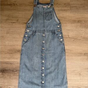 Levi's Light Blue Denim Overall Jumper Dress